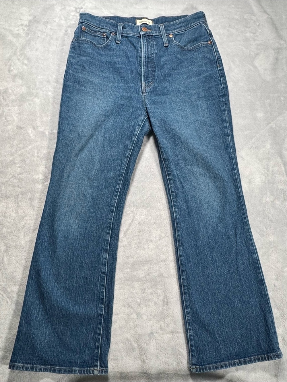 Madewell Perfect Vintage Flare Crop Jeans Women’s Size 30 Blue Denim